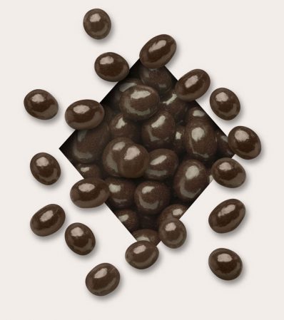 BITTERSWEET CHOCOLATE COVERED COFFEE BEANS (QUARTER POUND)  $3.50